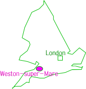 Weston-super-mare map