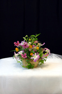 Welcome basket arrangement