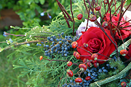 Christmas floral design workshop, Fuchu Tokyo